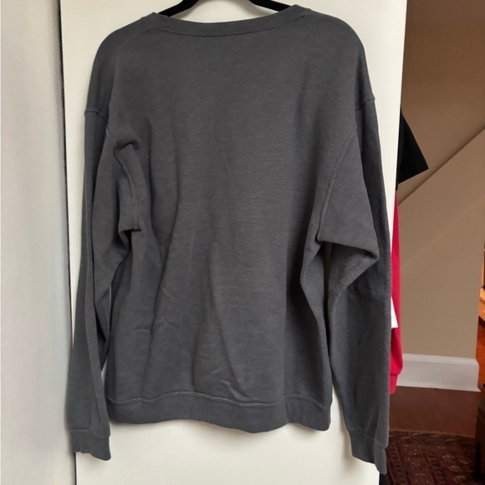 Men Fruit of the Loom Gray Crewneck